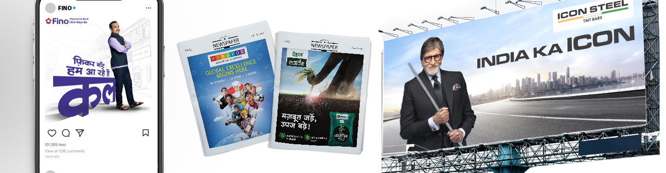 Clients Posters Icon Steel, Fino Payemnts Bank, Dehaat