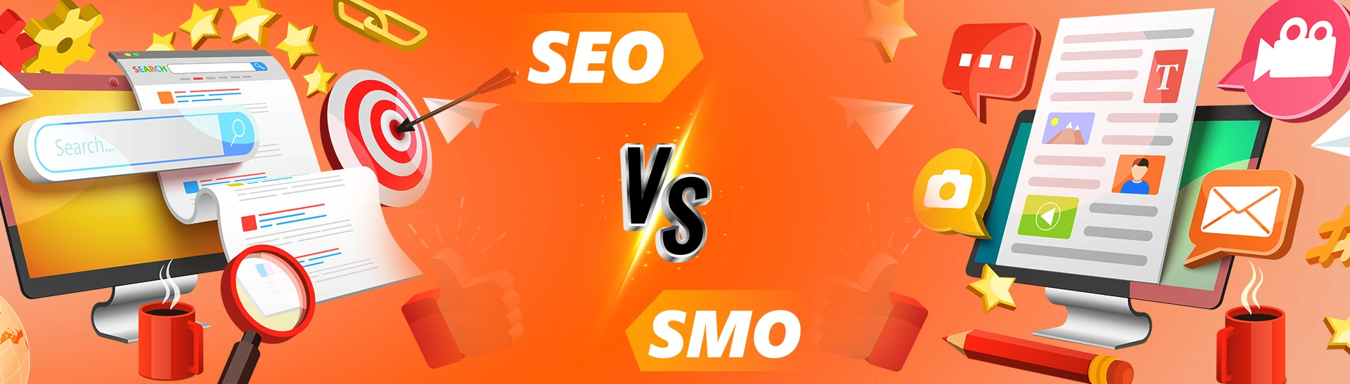 Comparison of SEO and SMO strategies for online marketing